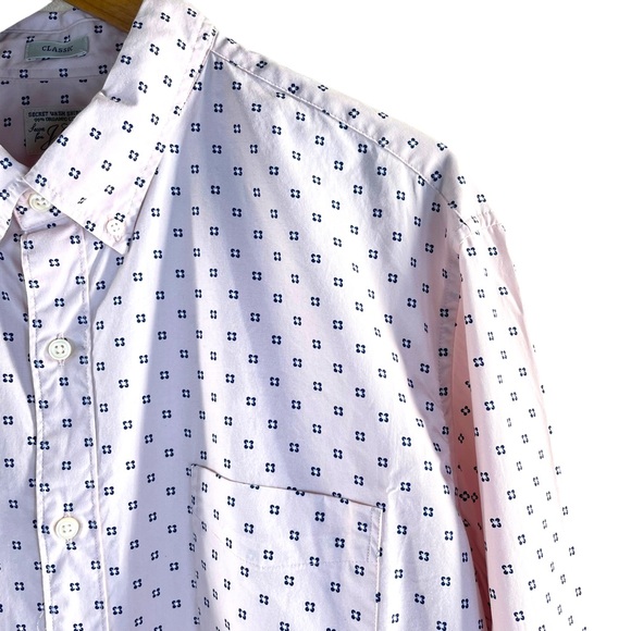 J. Crew "Secret Wash Shirting" Classic Fit Button Down Long Sleeve Pink Shirt XL - Picture 5 of 12